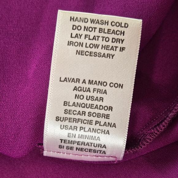 Kut from the Kloth full zip front blouse Medium purple - Picture 16 of 16